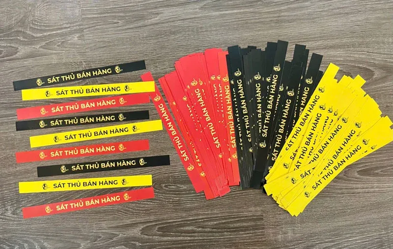 mẫu vòng tay giấy bán hàng